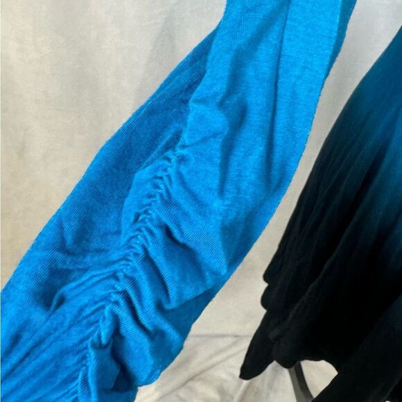 Anthropologie Philosophy blue color dip dye tunic top size small - Picture 3 of 6